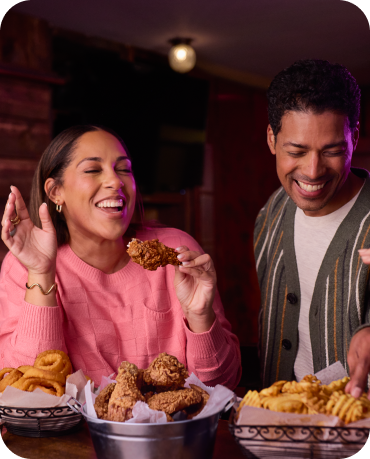 Couple dining